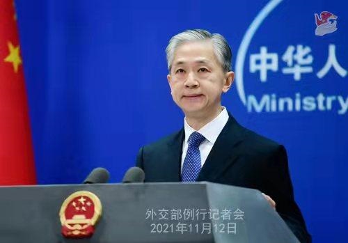 外交部發(fā)言人汪文斌。薛偉 攝