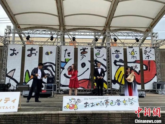 圖為，武漢歌舞劇院參加日本大分市“夢色音樂節(jié)” 武漢文旅局供圖