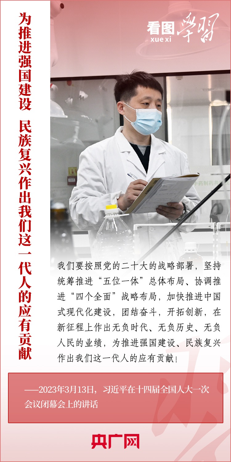 看圖學(xué)習(xí)丨為推進(jìn)強(qiáng)國建設(shè)、民族復(fù)興作出我們這一代人的應(yīng)有貢獻(xiàn)