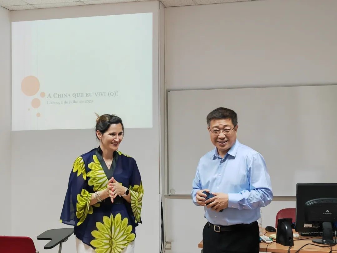 里斯本大學(xué)孔子學(xué)院組織漢語角活動。 圖片來源：里斯本大學(xué)孔子學(xué)院公眾號