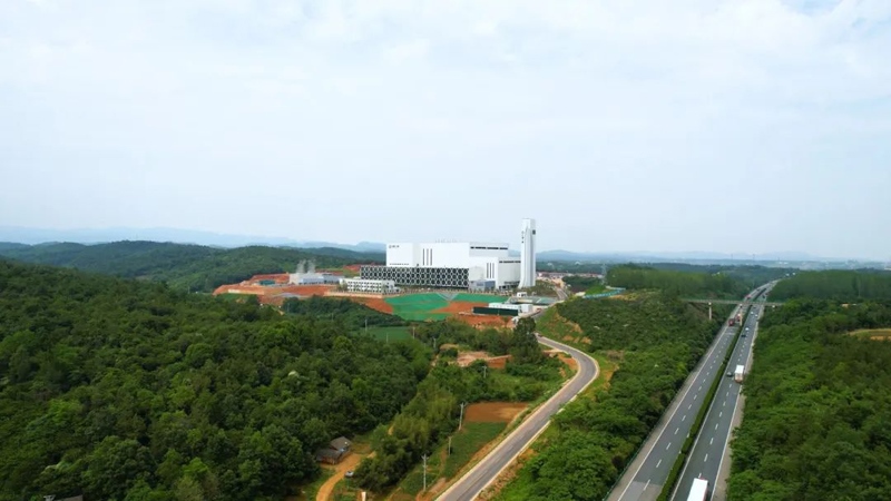湖北省宜昌市生活垃圾發(fā)電特許經(jīng)營項目。陳臣攝