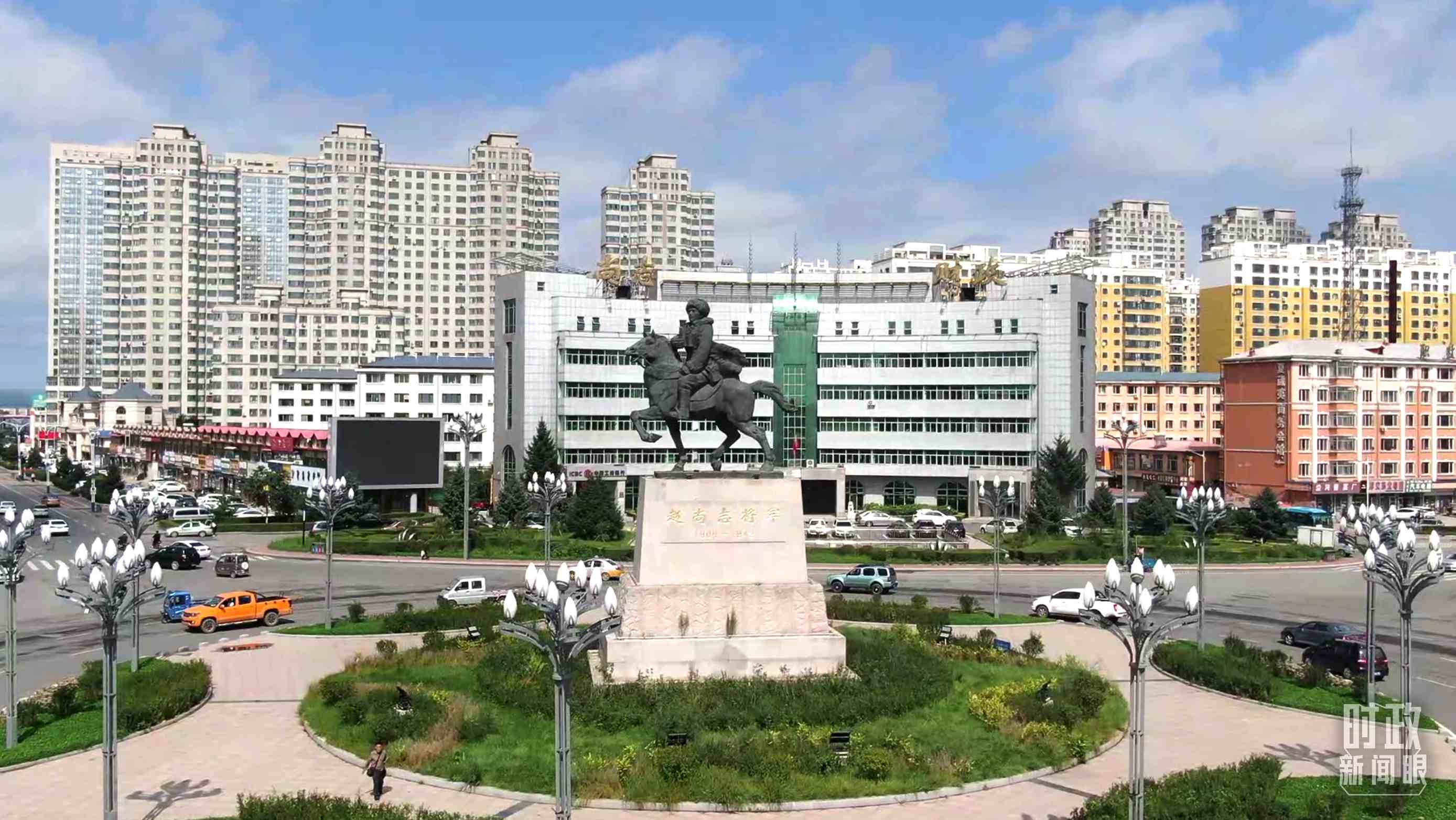 △哈爾濱市尚志市航拍。（總臺央視記者張耿生拍攝）