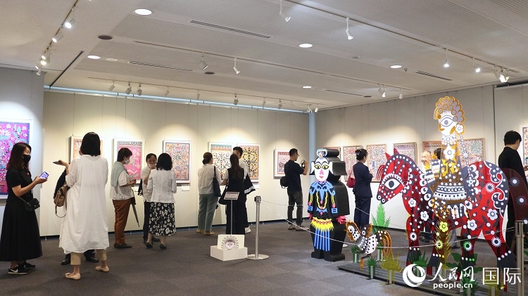 到場民眾觀看展覽。人民網(wǎng) 許可攝
