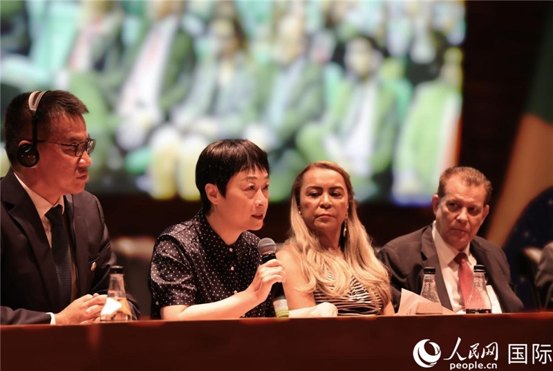 田敏出席論壇開幕式并致辭。人民網(wǎng)記者 時元皓攝
