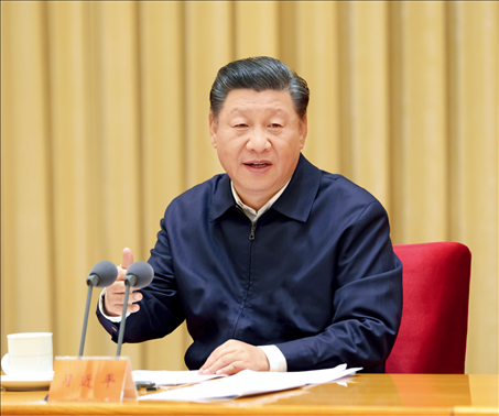 2020年11月16日至17日，中央全面依法治國(guó)工作會(huì)議在北京召開(kāi)。中共中央總書(shū)記、國(guó)家主席、中央軍委主席習(xí)近平出席會(huì)議并發(fā)表重要講話(huà)。圖/新華社記者 龐興雷 攝