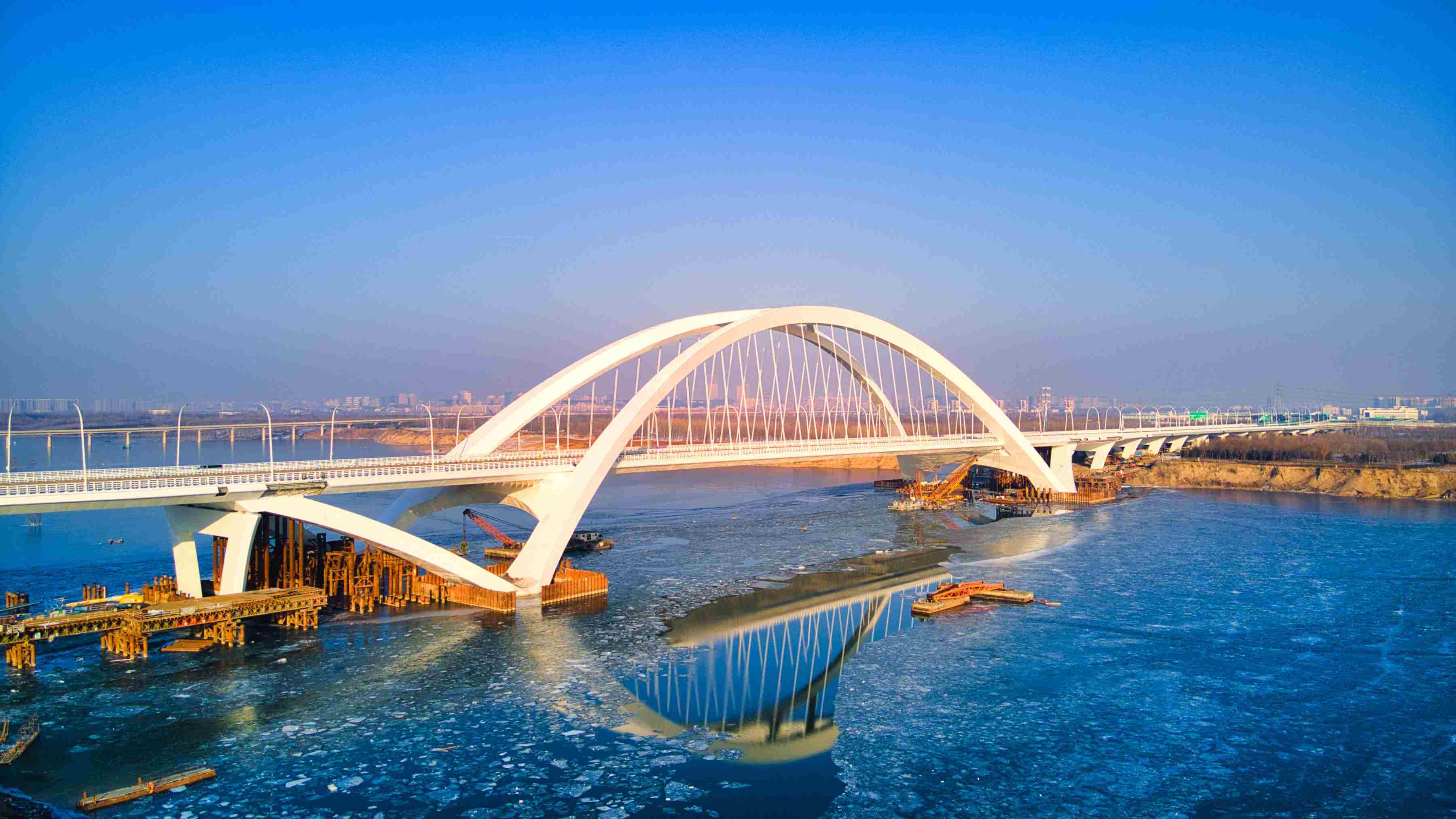 開通后的京雄大橋。受訪方供圖