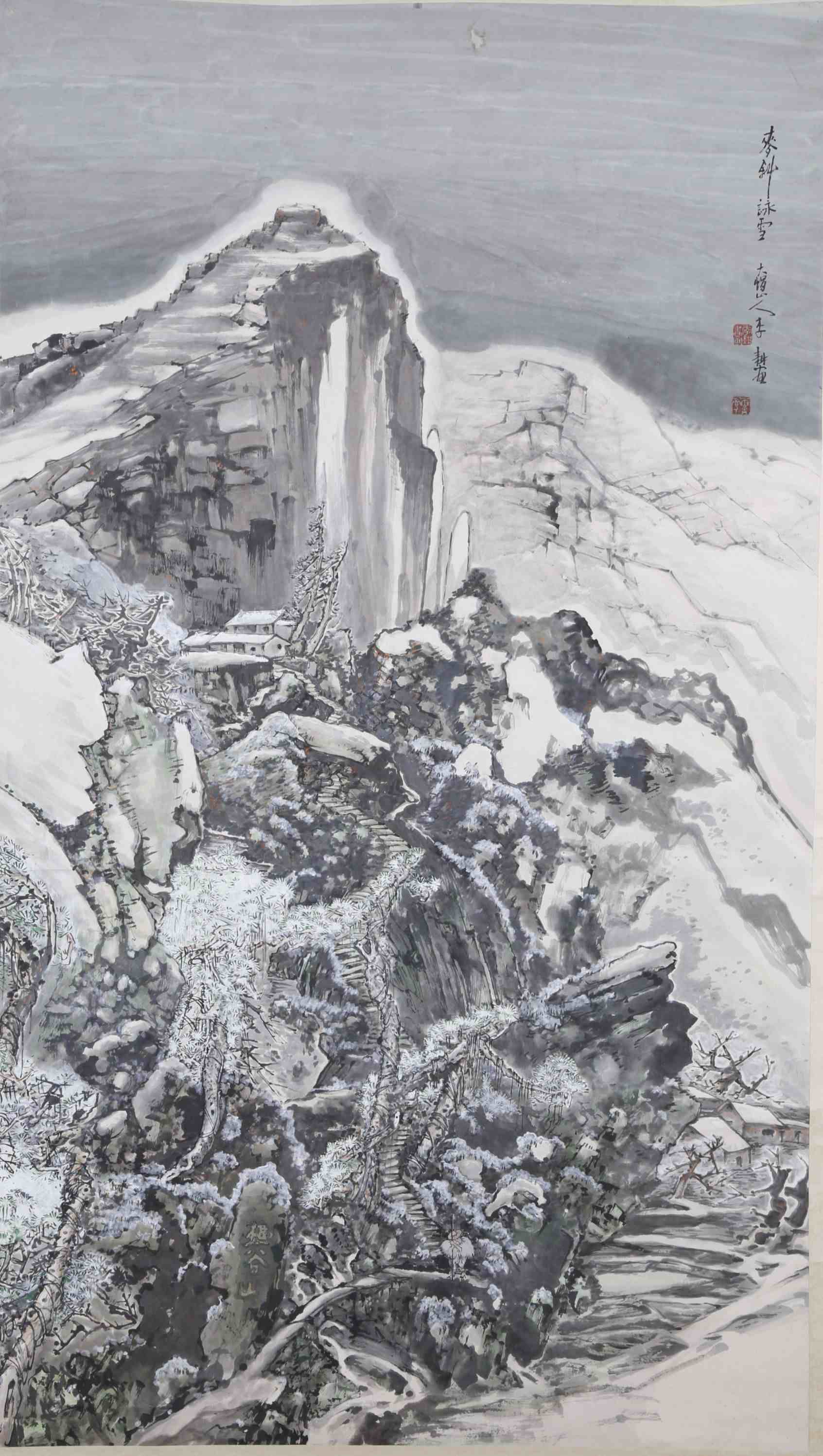 李耕畫作。(仙游縣博物館供圖)