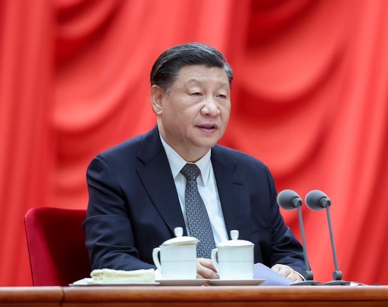 △2023年4月3日，學(xué)習(xí)貫徹習(xí)近平新時(shí)代中國特色社會(huì)主義思想主題教育工作會(huì)議在北京召開。習(xí)近平總書記出席會(huì)議并發(fā)表重要講話。