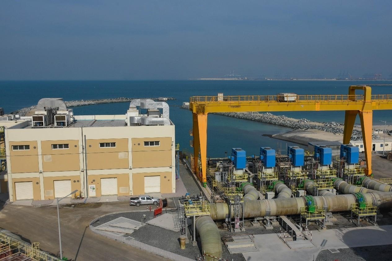 海水取水泵房。山東電建三公司供圖