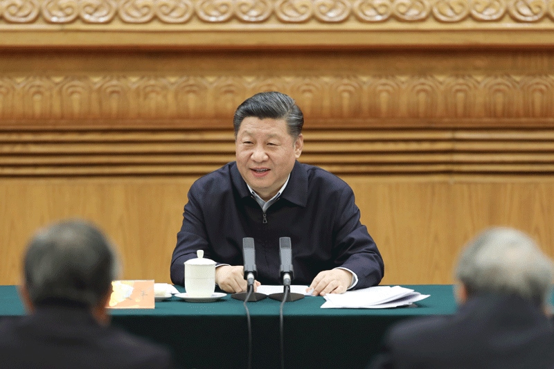 2019年3月18日，習(xí)近平總書記在北京主持召開學(xué)校思想政治理論課教師座談會并發(fā)表重要講話。