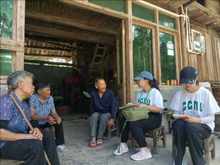 △ 2022年7月，華中師范大學(xué)生命科學(xué)學(xué)院鄉(xiāng)村振興之旅暑期實(shí)踐隊(duì)赴湖北省恩施市宣恩縣長(zhǎng)潭河侗族鄉(xiāng)開展“生態(tài)文明助力鄉(xiāng)村振興”暑期社會(huì)實(shí)踐活動(dòng)。