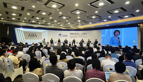 博鰲亞洲論壇2024年年會“人工智能全球治理”分論壇。人民網(wǎng)記者 喬雪峰攝
