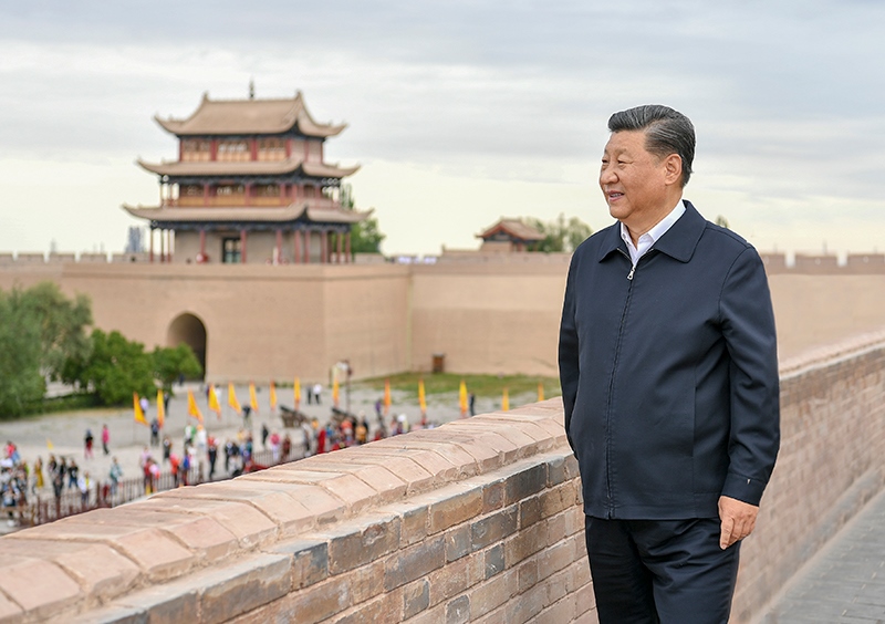 2019年8月20日，習(xí)近平總書記來(lái)到甘肅嘉峪關(guān)關(guān)城，登上城樓察看關(guān)城整體面貌，聽(tīng)取河西走廊長(zhǎng)城、關(guān)隘歷史文化情況介紹。