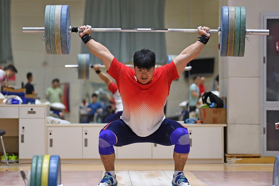 5月10日，國(guó)家隊(duì)選手劉煥華在訓(xùn)練中。新華社記者 侯昭康 攝