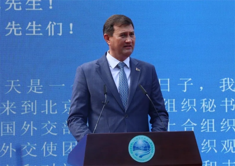 白俄羅斯外交部長(zhǎng)馬克西姆·雷任科夫出席活動(dòng)并致辭。主辦方供圖