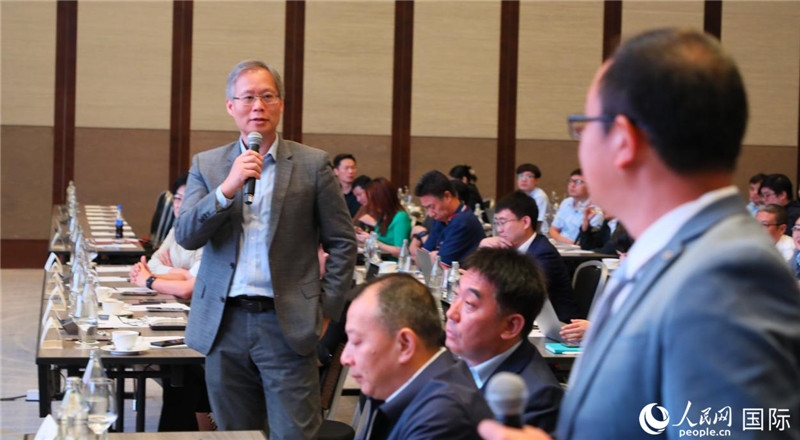 講座現(xiàn)場互動。人民網(wǎng)記者 簡承淵攝
