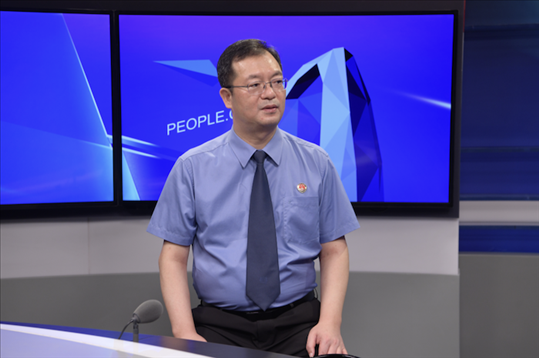 福建省泉州市人民檢察院檢察長(zhǎng)施建清。人民網(wǎng)記者 王曉嘯攝