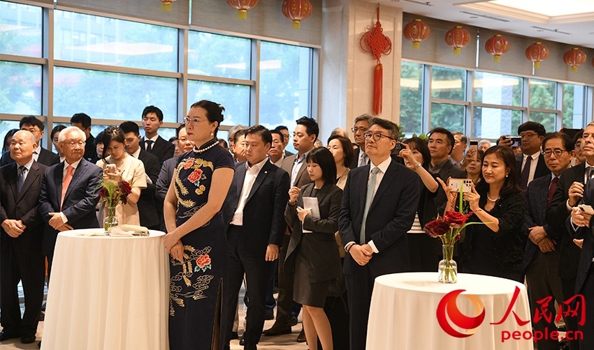 招待會(huì)現(xiàn)場。人民網(wǎng) 李帆攝