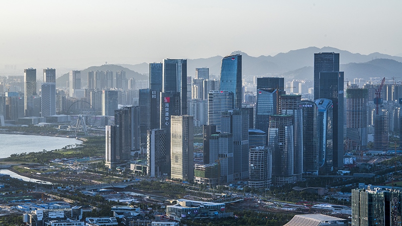 圖為深圳前海城市風(fēng)光。