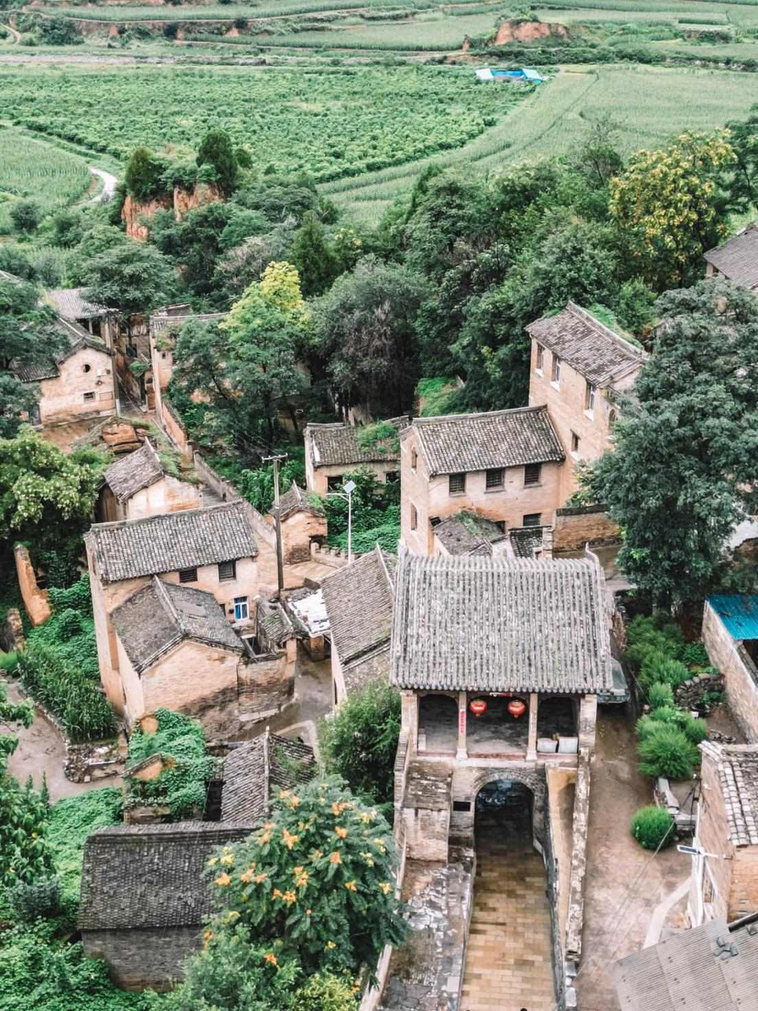 高平市永寧寨村，有許多明清建筑。王劍攝