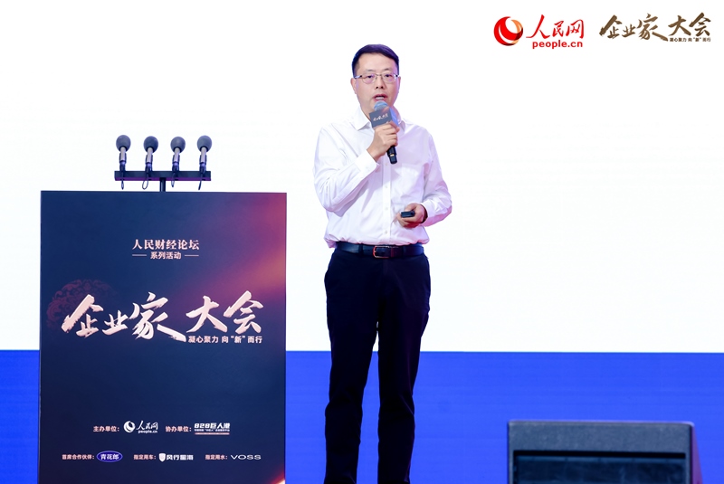 郎酒股份副董事長(zhǎng)付饒。人民網(wǎng)記者 孫博洋攝