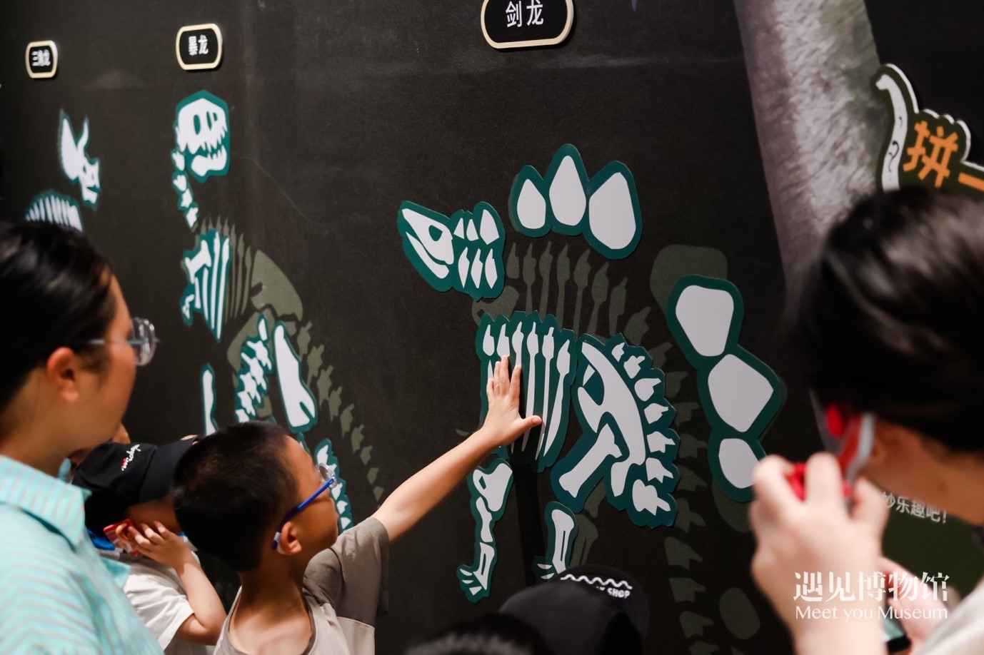 5. “2億年的地球記憶——恐龍化石特展”互動區(qū)域。遇見博物館供圖