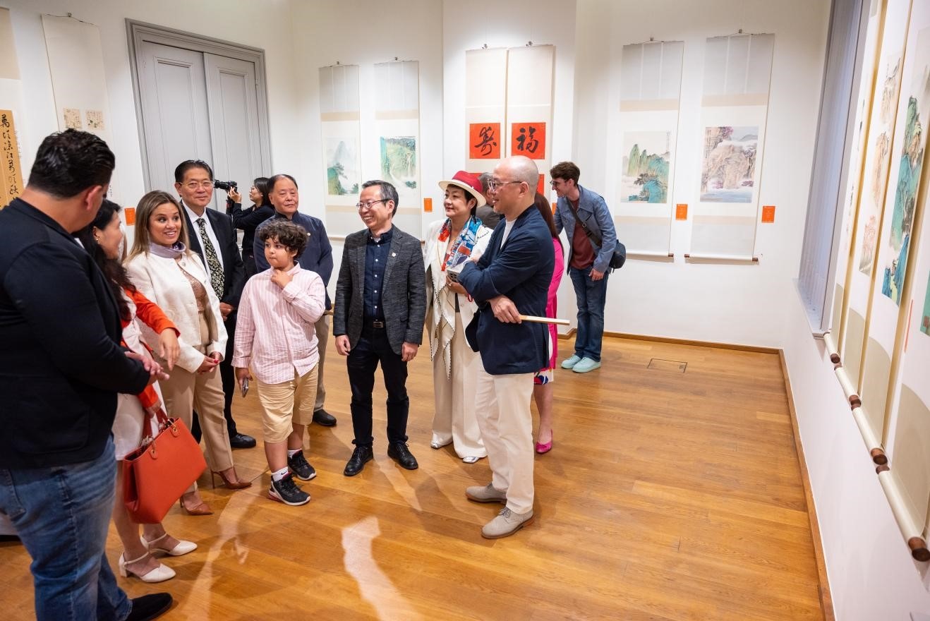 圖為展覽現(xiàn)場。布魯塞爾中國文化中心供圖