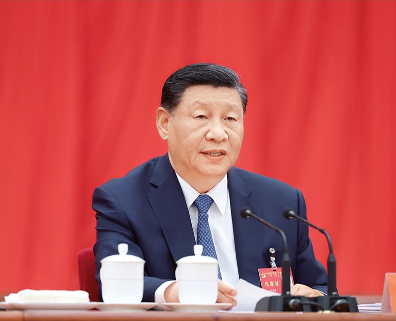 中國共產(chǎn)黨第二十屆中央委員會第三次全體會議，于2024年7月15日至18日在北京舉行。中央委員會總書記習近平作重要講話。 新華社記者 鞠鵬/攝