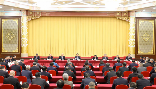 2024年3月6日，中共中央總書記、國家主席、中央軍委主席習近平看望參加全國政協(xié)十四屆二次會議的民革、科技界、環(huán)境資源界委員，并參加聯(lián)組會，聽取意見和建議。新華社記者 黃敬文 攝