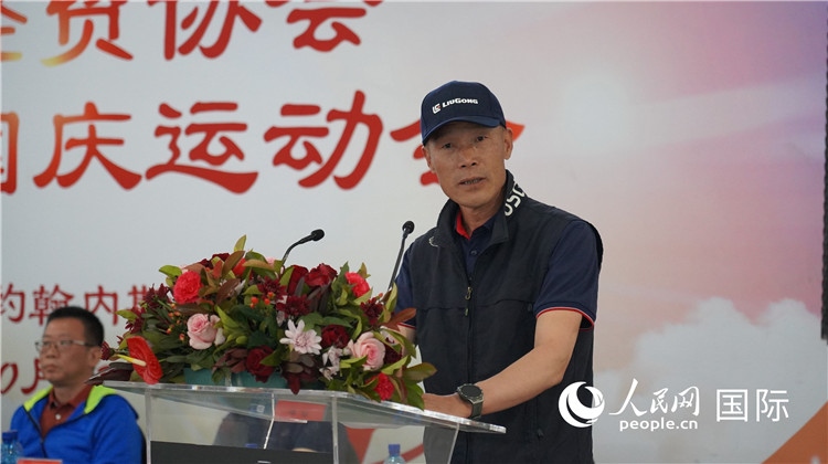 南中經(jīng)貿(mào)協(xié)會監(jiān)事長潘勇發(fā)言。 人民網(wǎng) 劉暢攝