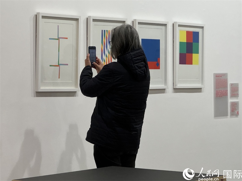 11月8日，觀眾在“瑞士經(jīng)典設計展”作品前駐足欣賞。人民網(wǎng) 謝瑩攝 