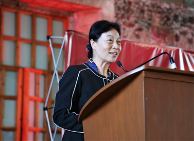 李雅芳作主旨發(fā)言。主辦方供圖