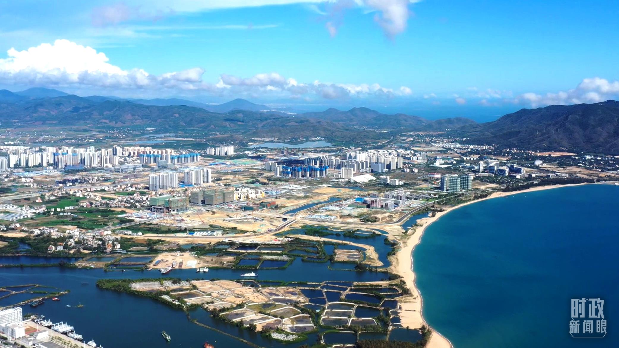 海南崖州灣科技城。（總臺記者張偉克拍攝）