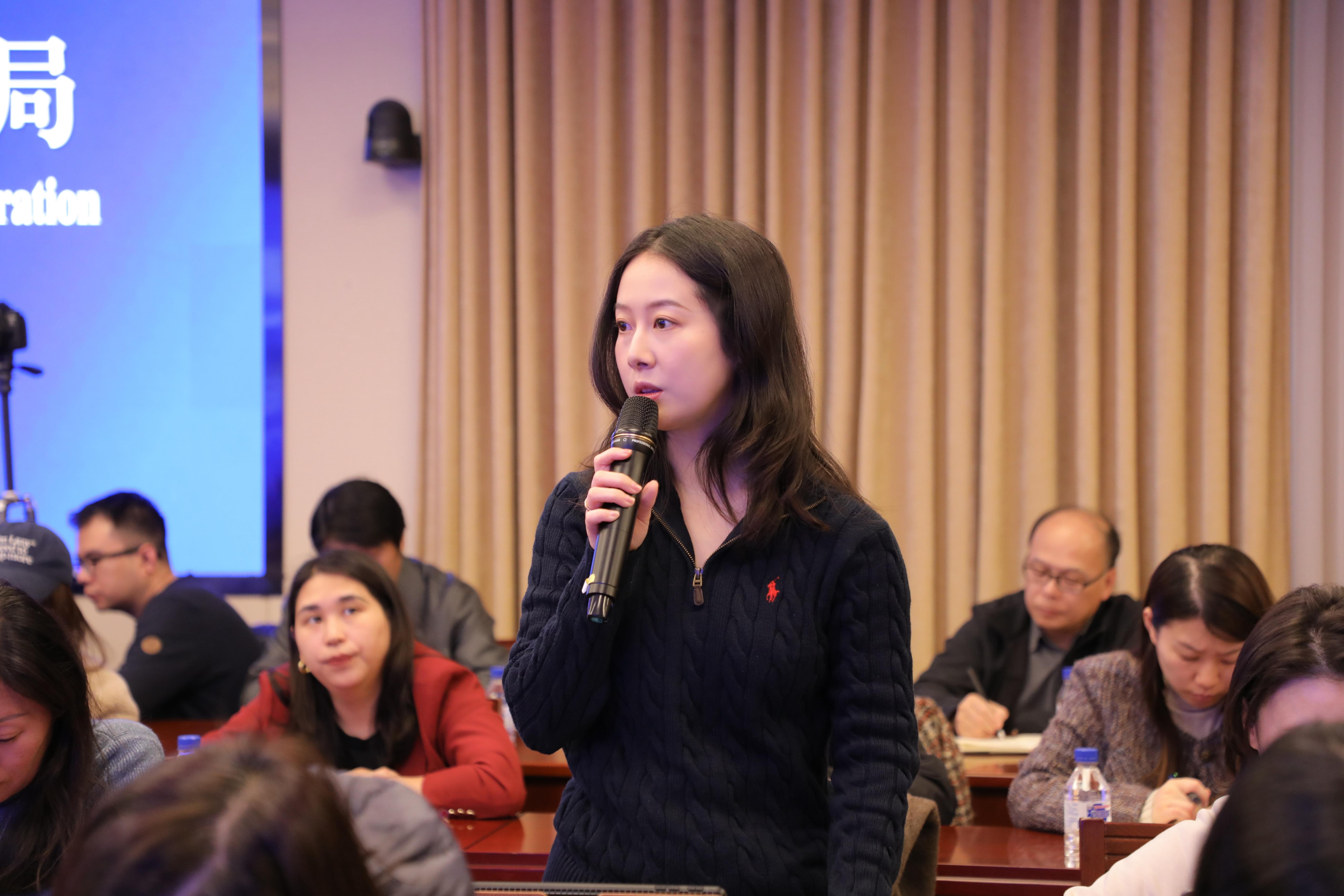 人民網(wǎng)記者提問。會議方供圖