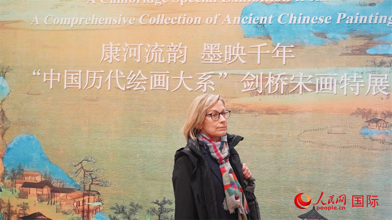 宋畫特展吸引英國學(xué)者。徐量攝