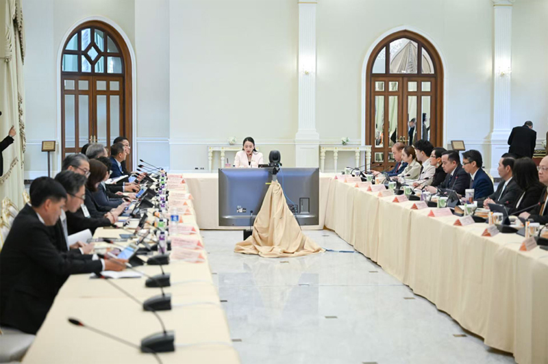 會議現(xiàn)場。泰國總理府供圖