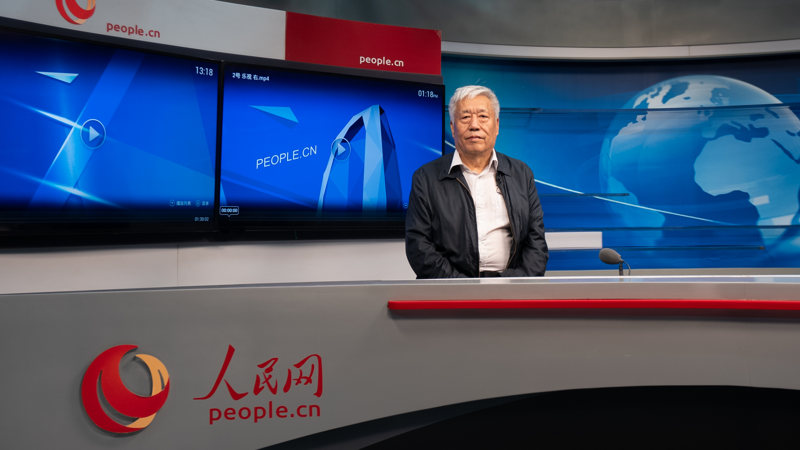 中國地震局地球物理研究所原副所長、研究員高孟潭作客人民網(wǎng)。人民網(wǎng)記者 葛泰佚攝