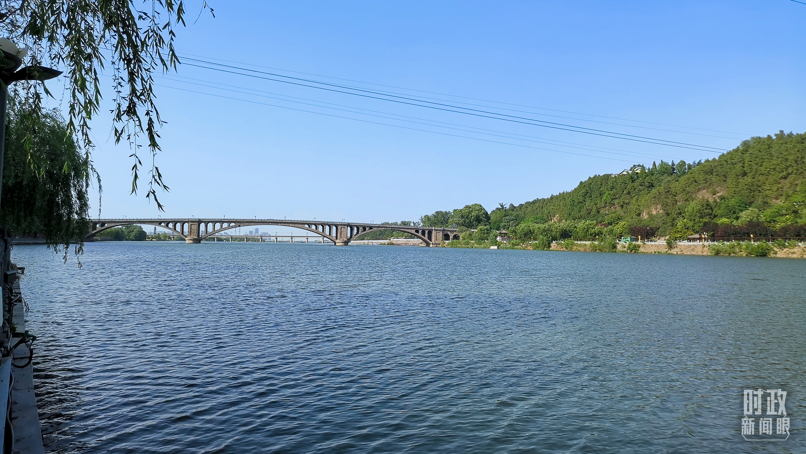 △伊河。（總臺(tái)央視記者范一鳴拍攝）