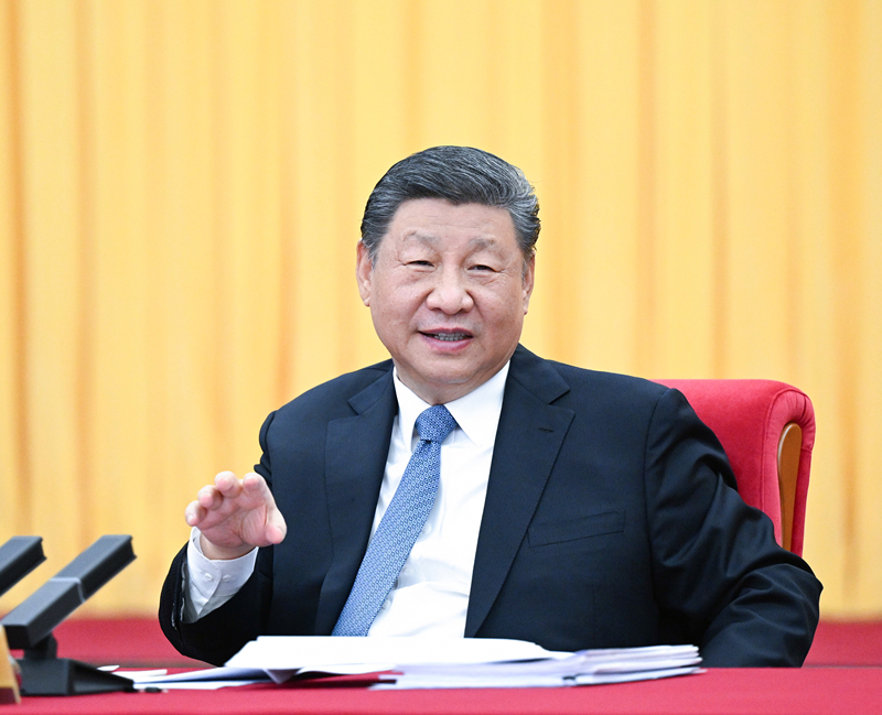 2025年3月6日，習(xí)近平總書記看望參加全國政協(xié)十四屆三次會議的民盟、民進、教育界委員，并參加聯(lián)組會。