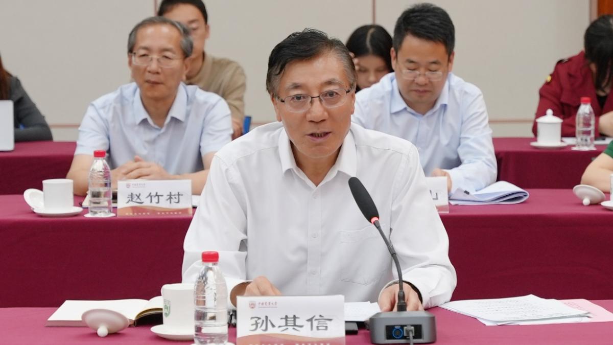 中國工程院院士、中國農(nóng)業(yè)大學校長孫其信。校方供圖